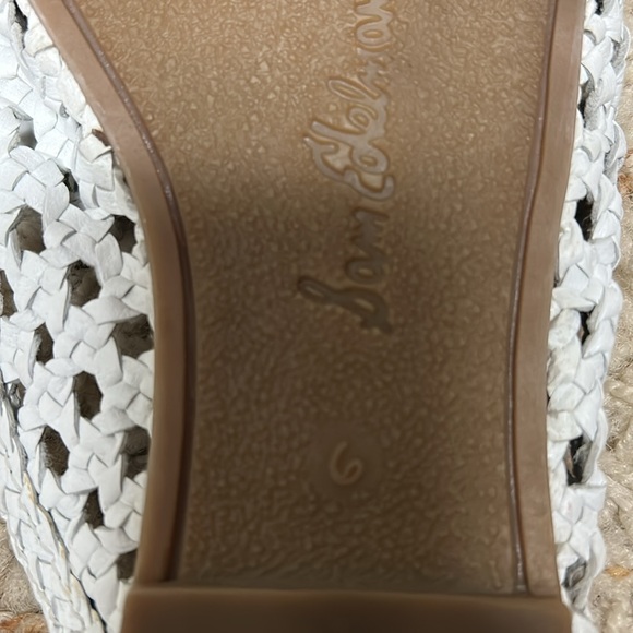 Sam Edelman White Perforated Mules - Picture 4 of 4